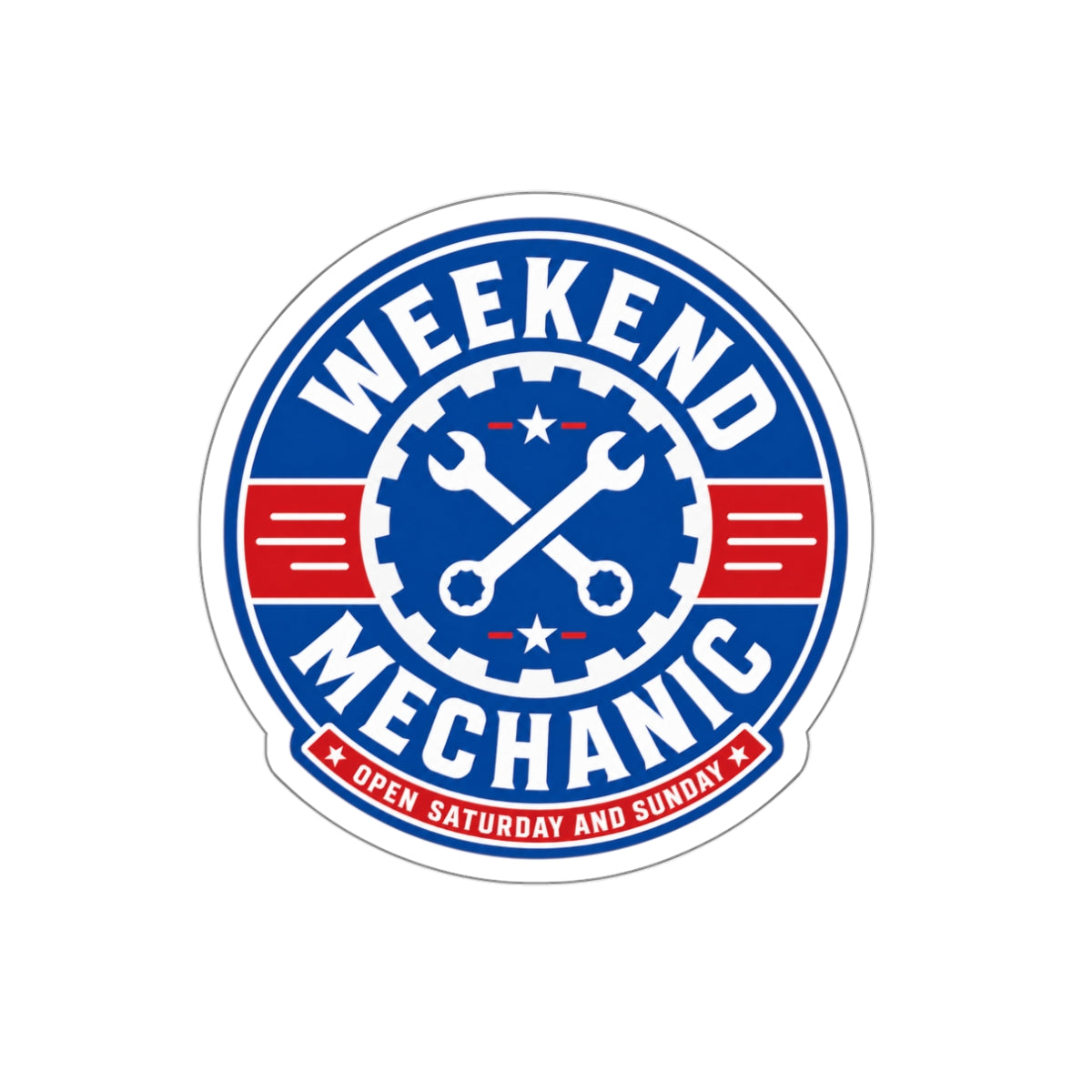 Open Weekends Sticker