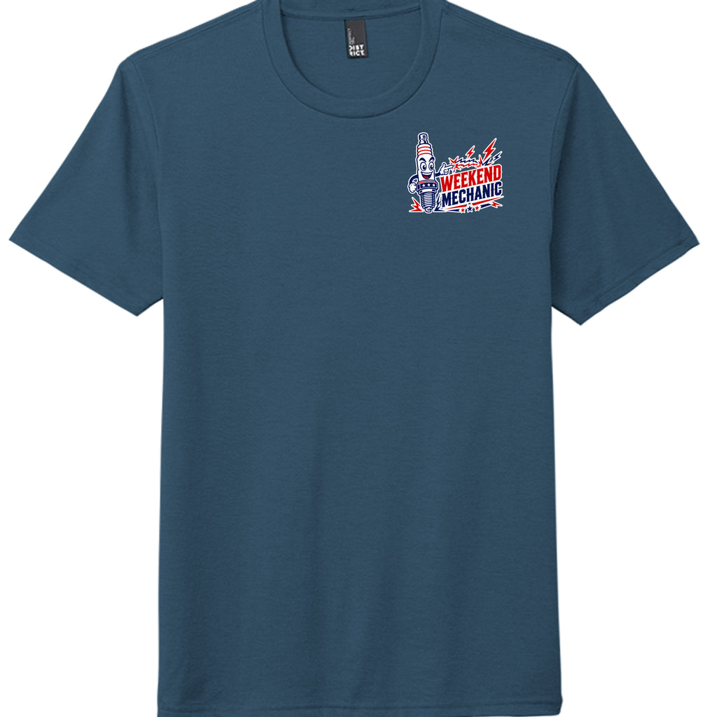 Heathered Neptune Blue - DM130 - FRONT